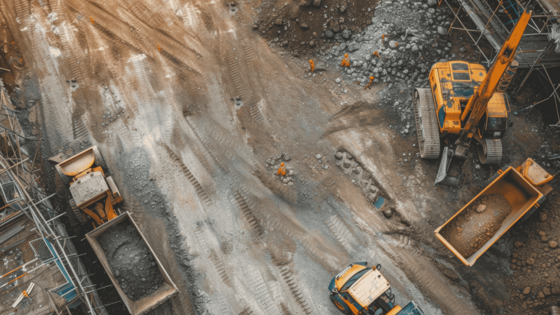 Baustelle Kemrocs KRC-Serie Anbaufräsen